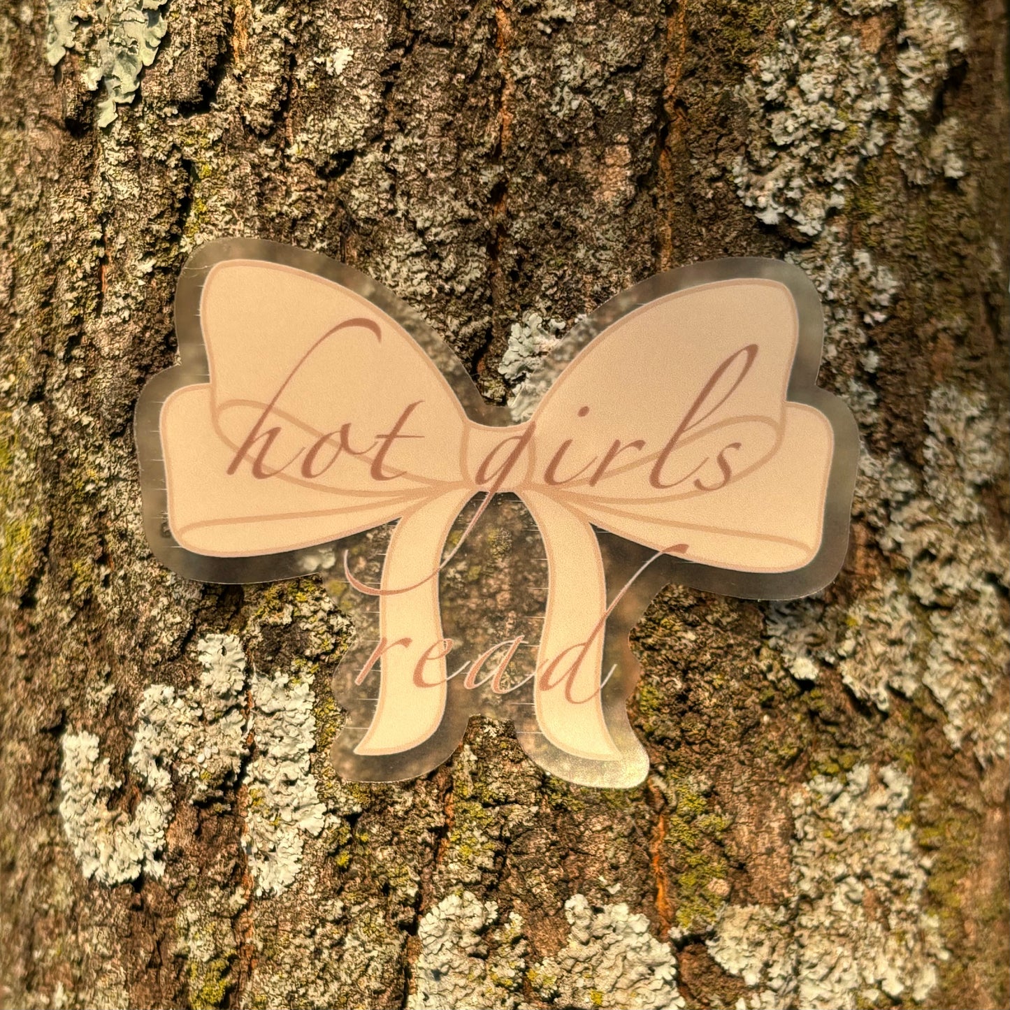 Hot Girls Read Sticker