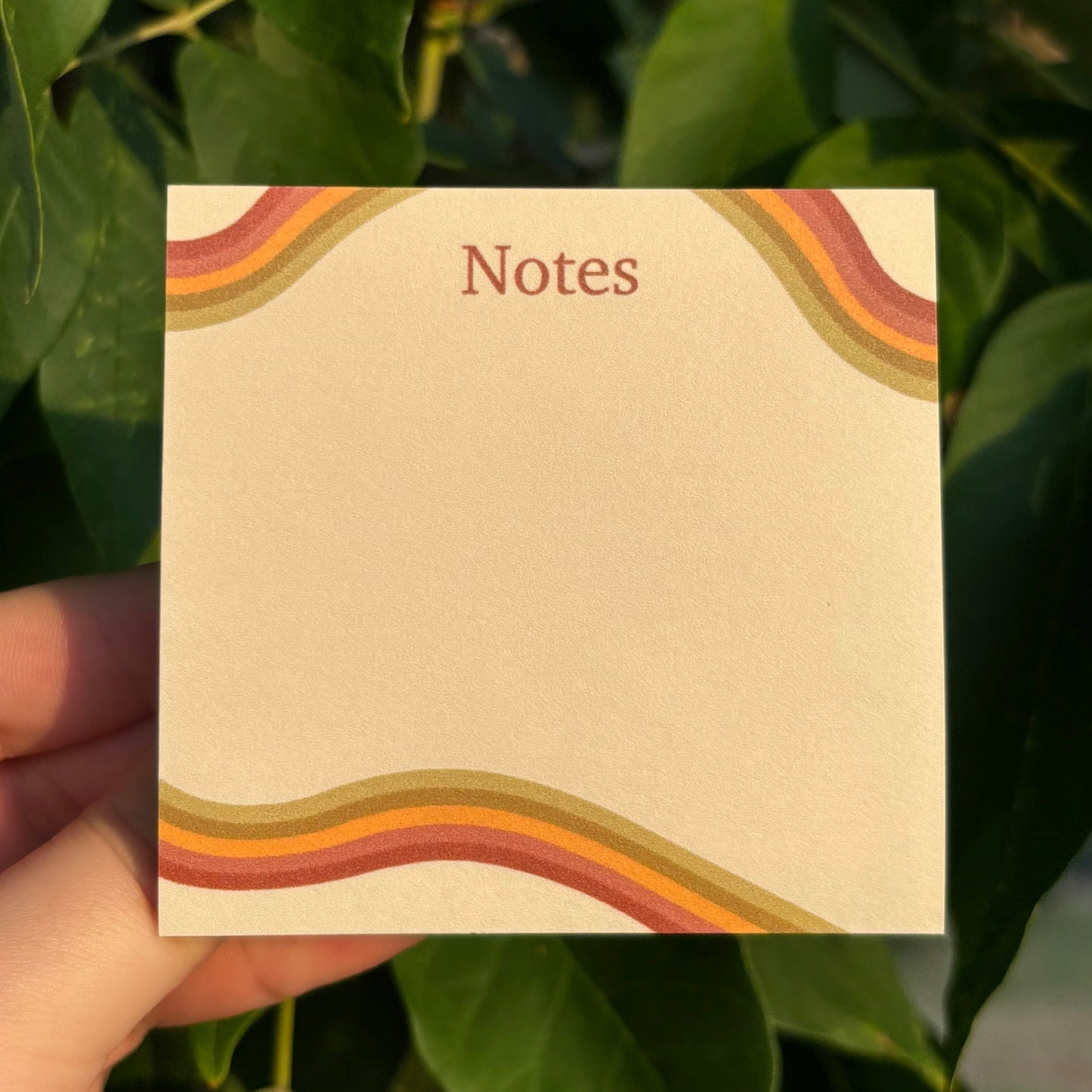 Earthy Retro Sticky Notes