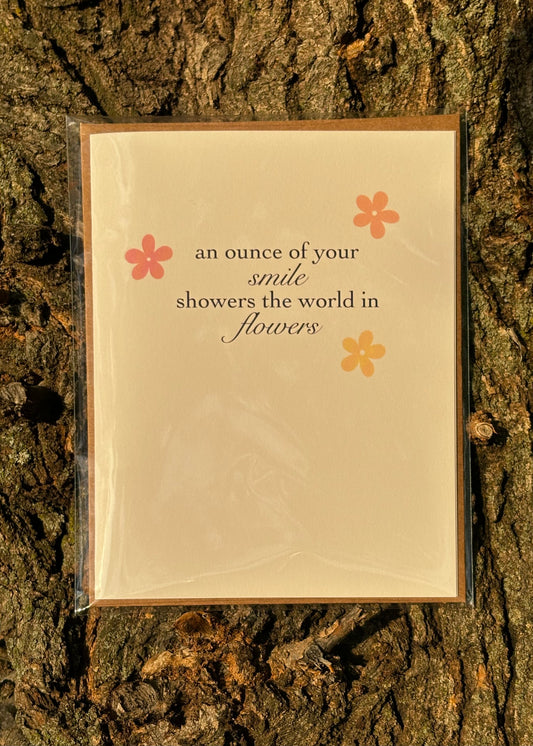 An Ounce of Your Smile Greeting Card